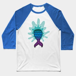 Mermaid Tail 3 Baseball T-Shirt